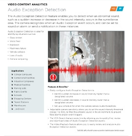 Audio Exception Detection in Montgomery,  AL